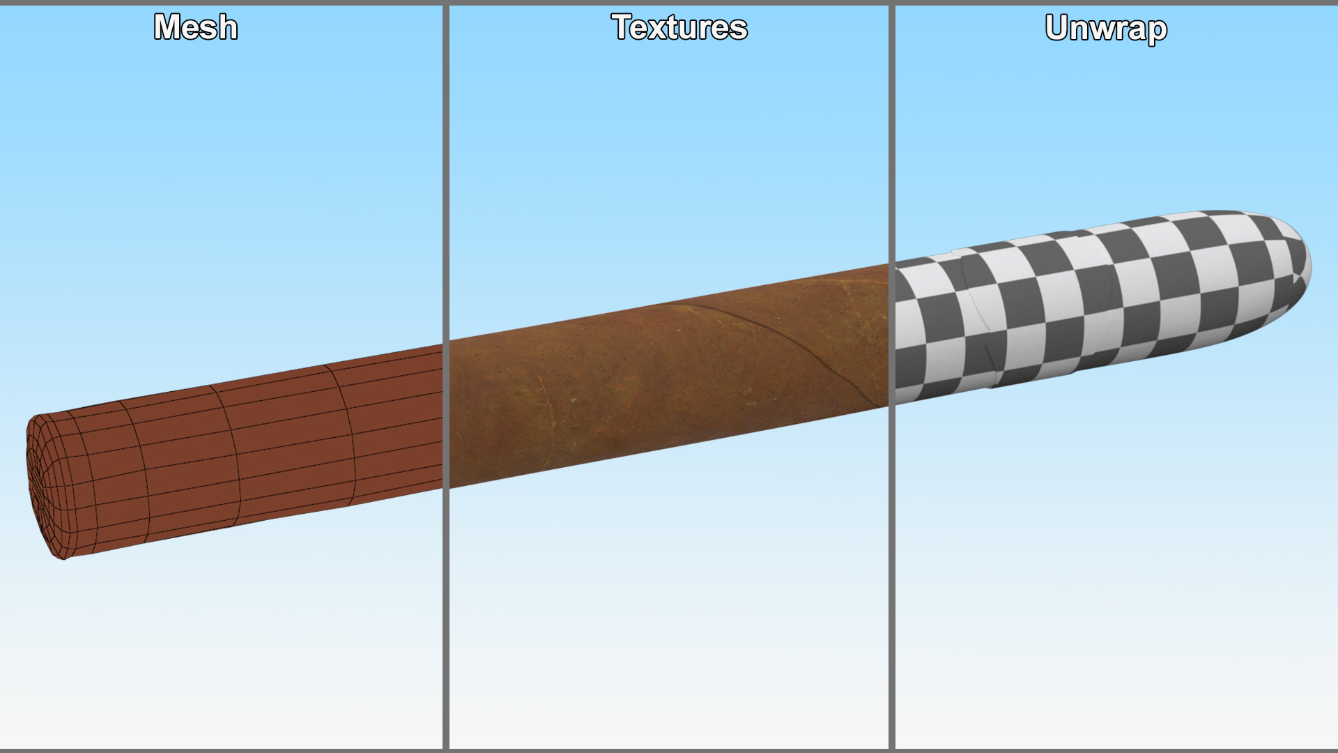 3D model Punch Double Corona Cigar