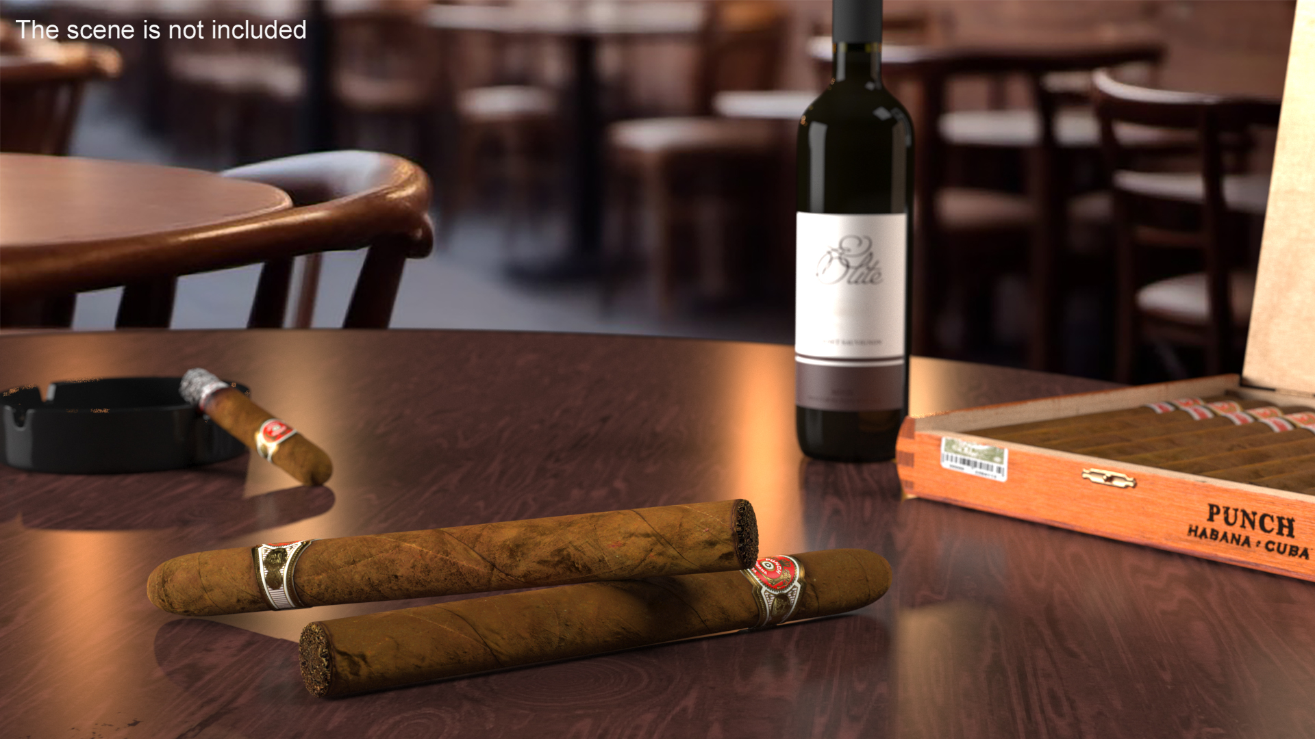 3D model Punch Double Corona Cigar