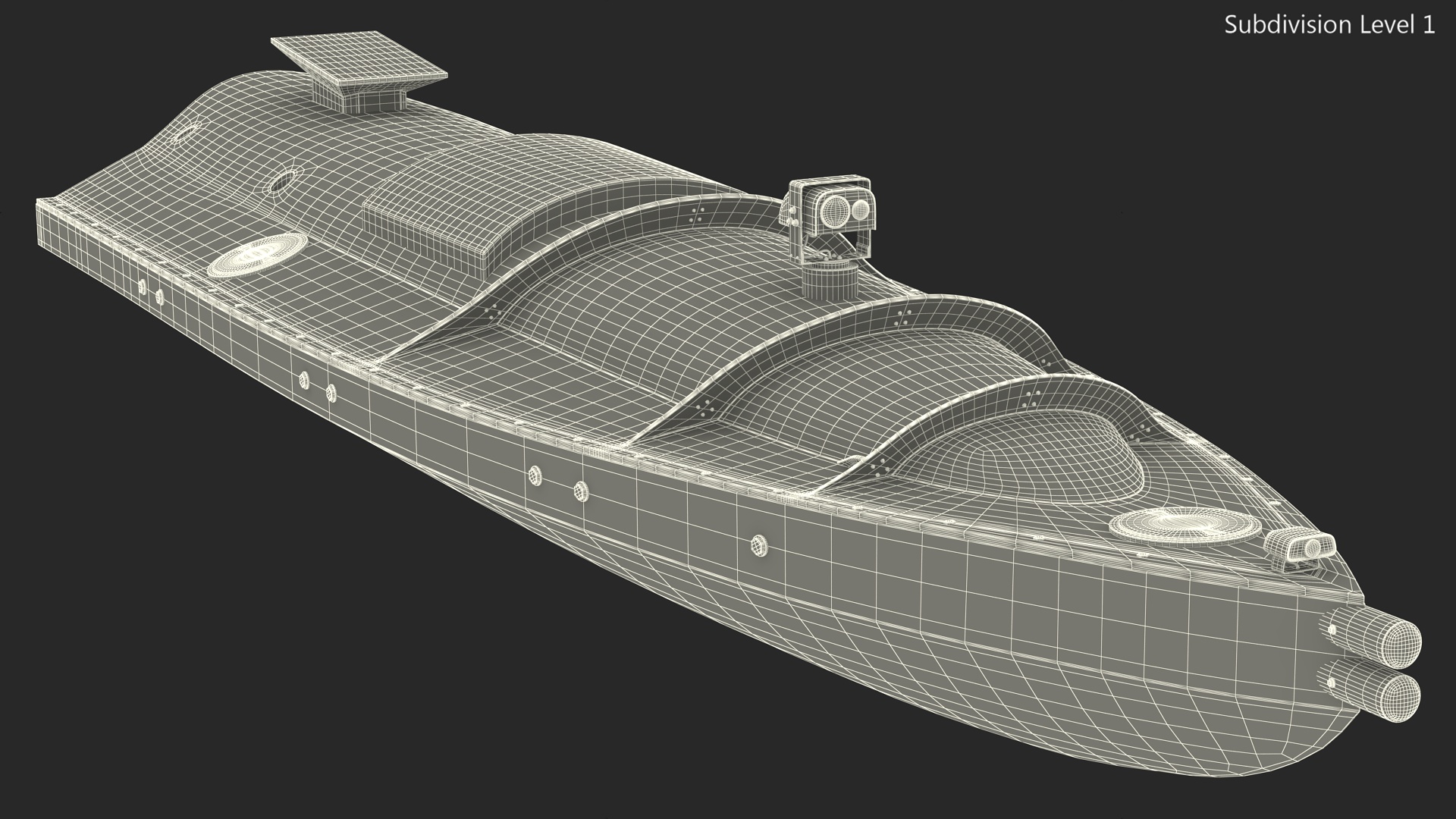 USV Drone 3D model