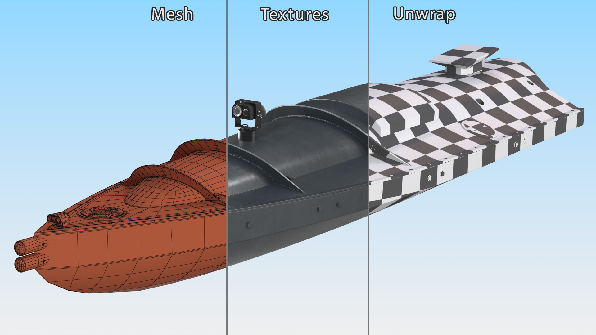 USV Drone 3D model