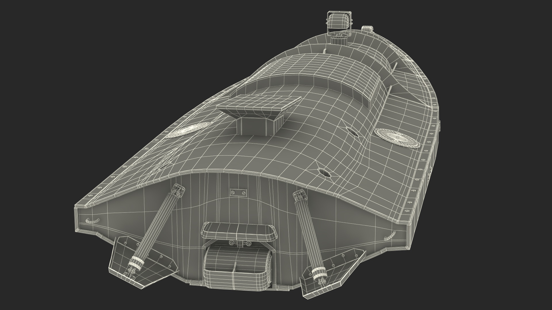 USV Drone 3D model