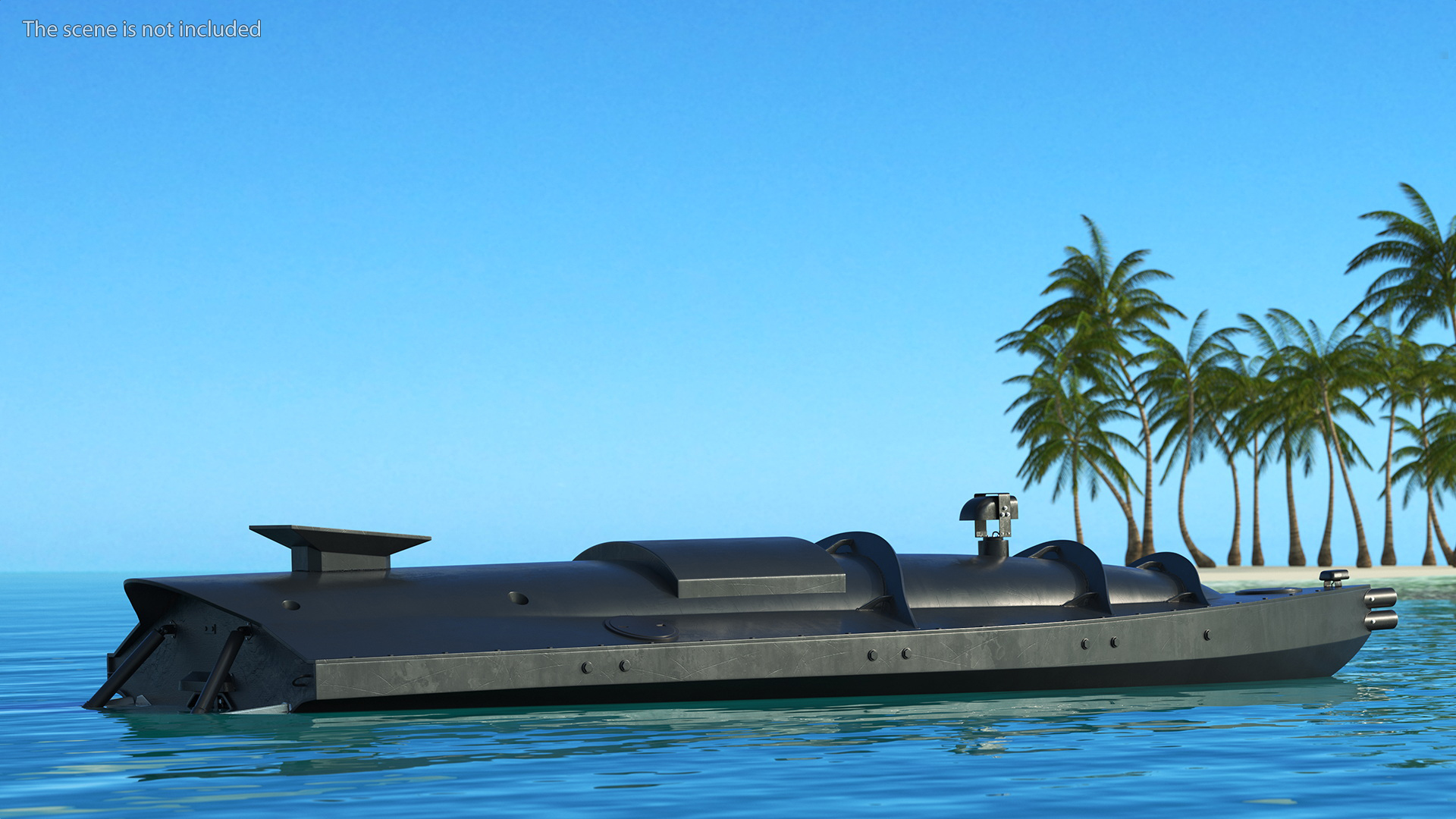USV Drone 3D model
