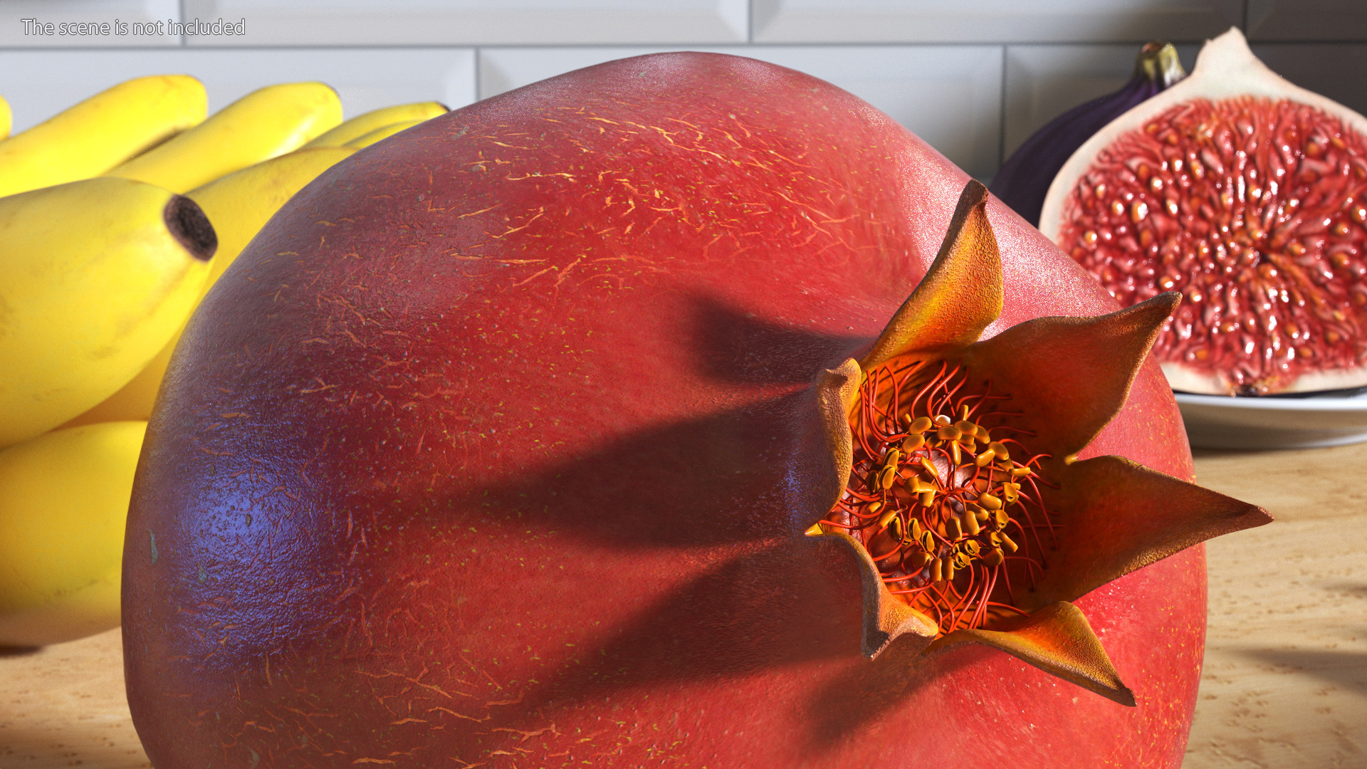 Pomegranate Fruit 3D