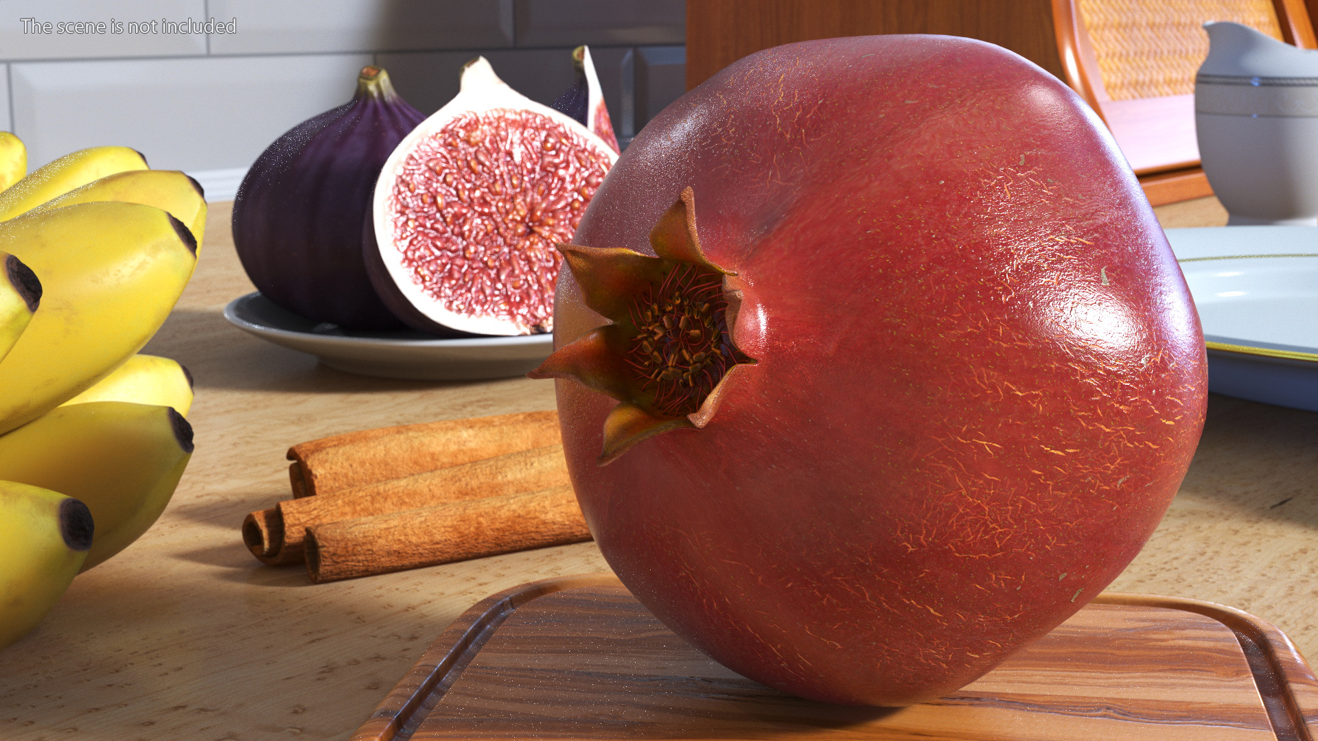Pomegranate Fruit 3D