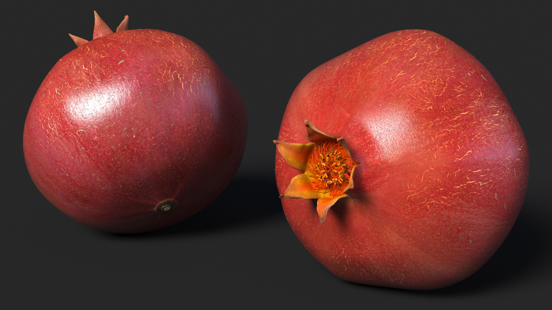 Pomegranate Fruit 3D