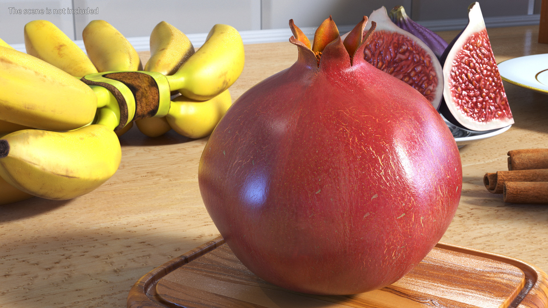 Pomegranate Fruit 3D
