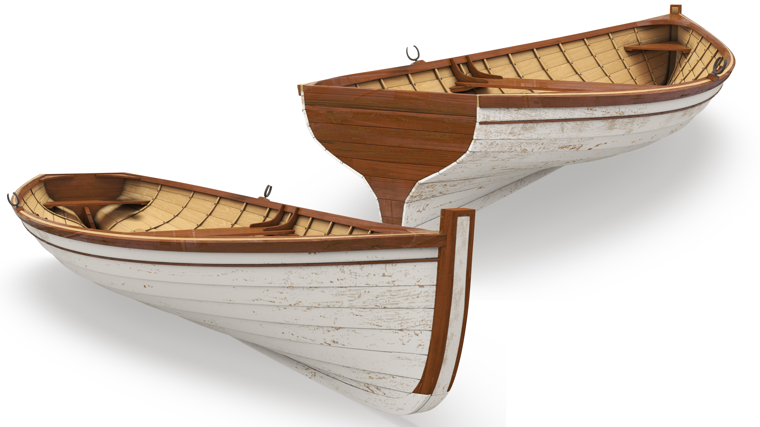 Whitehall Rowboat 3D