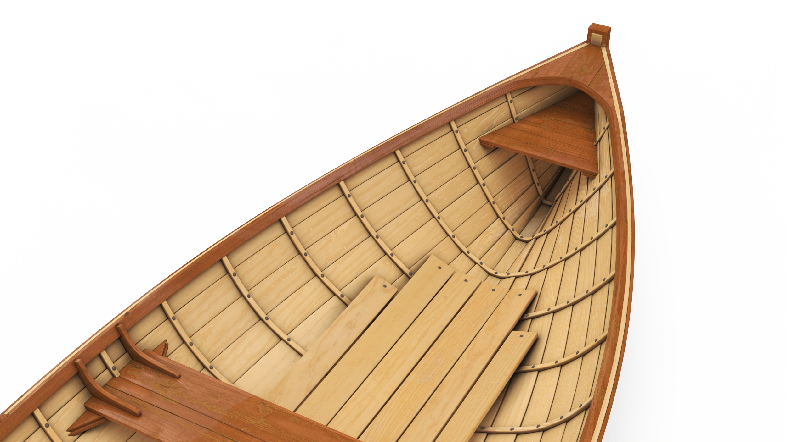 Whitehall Rowboat 3D