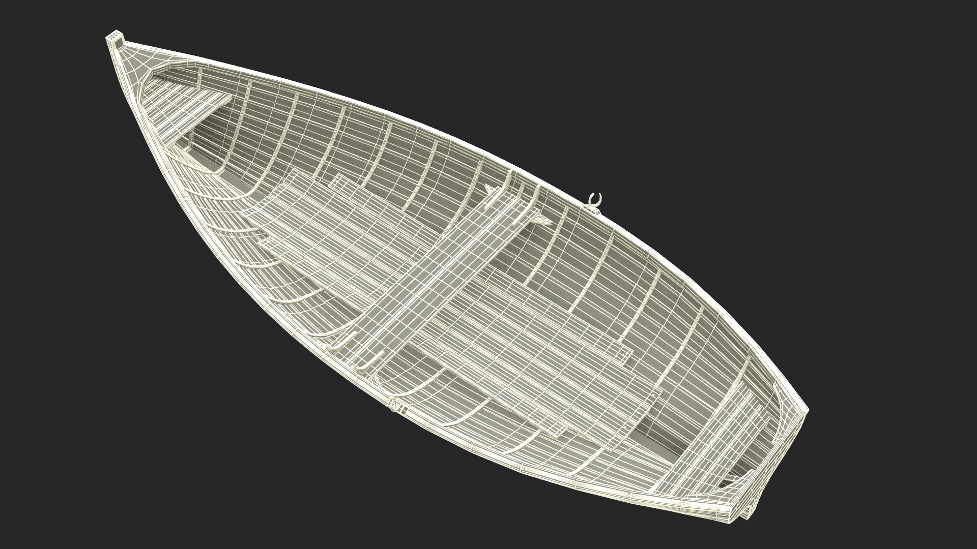 Whitehall Rowboat 3D
