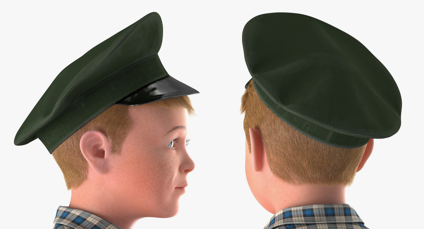 Vintage Style Realistic Boy 3D