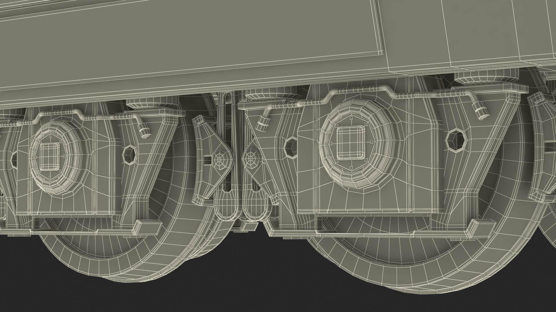 New York Central Hudson Train 3D model