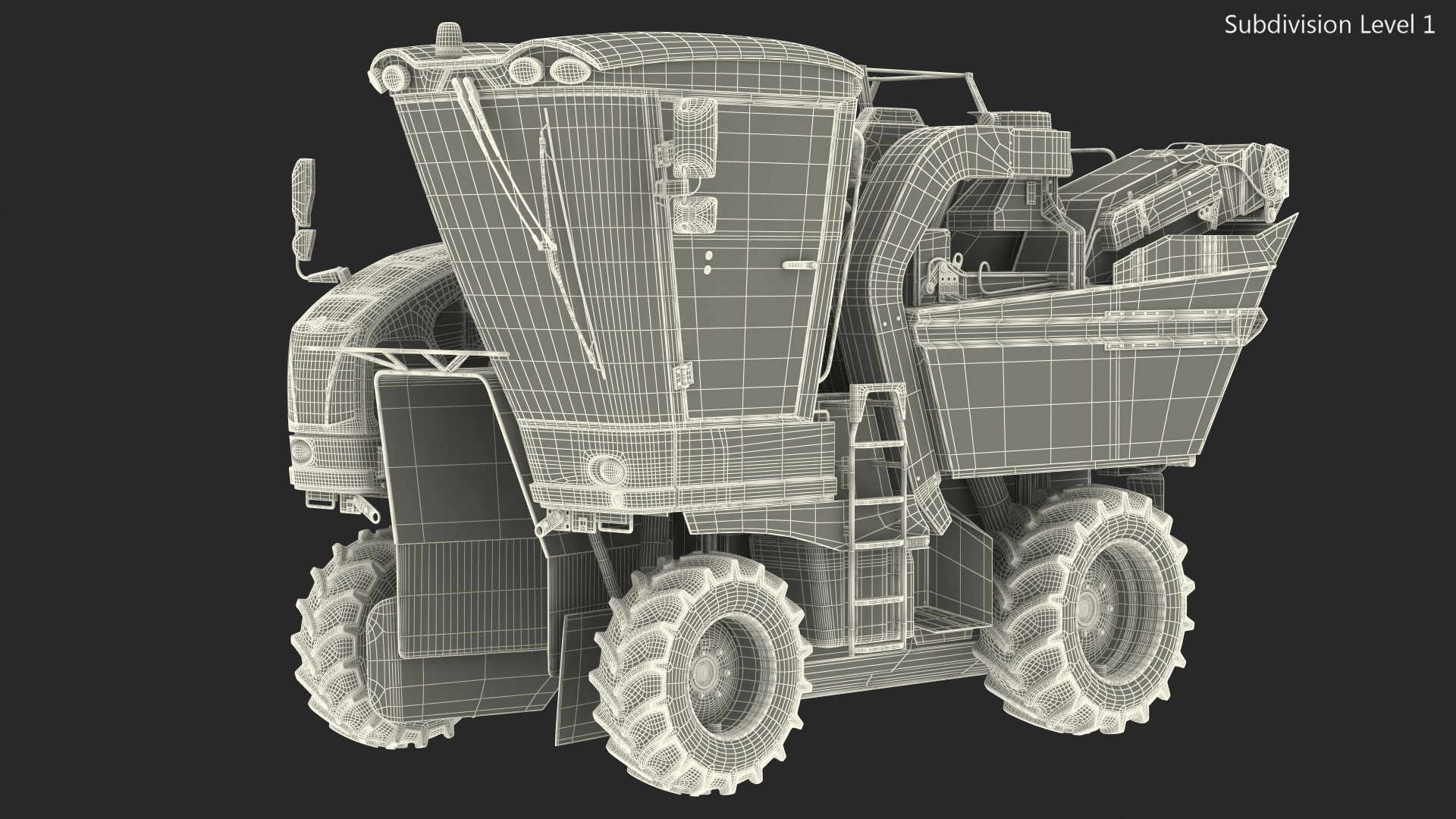 New Holland Braud 9090X Olive Harvester 3D model