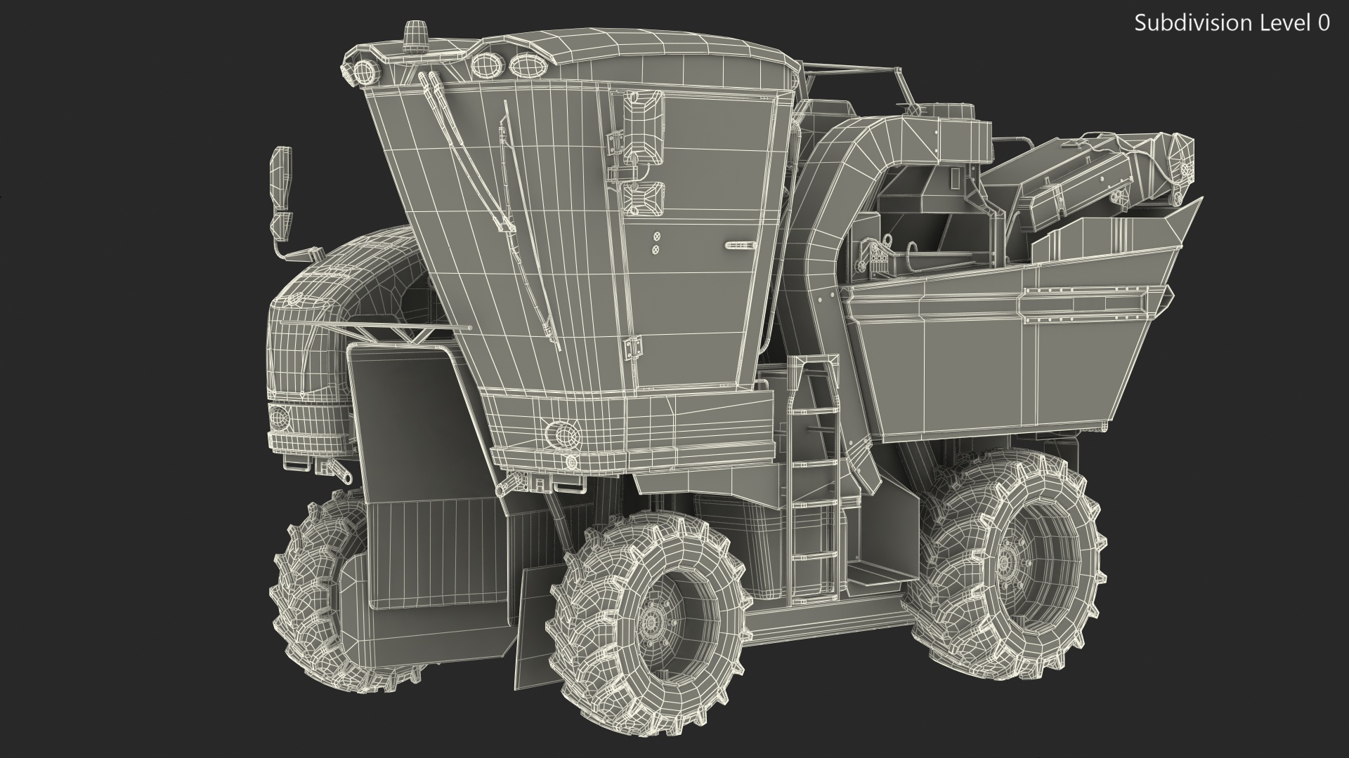 New Holland Braud 9090X Olive Harvester 3D model