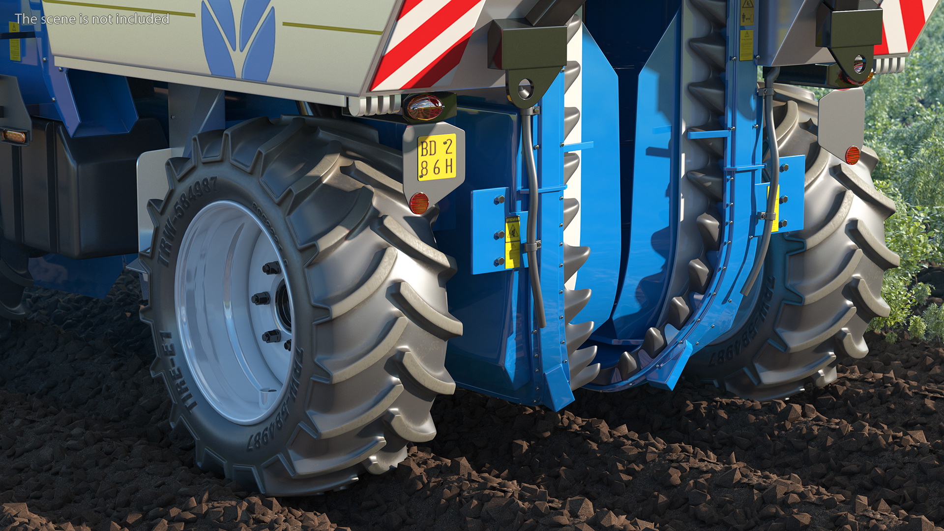 New Holland Braud 9090X Olive Harvester 3D model