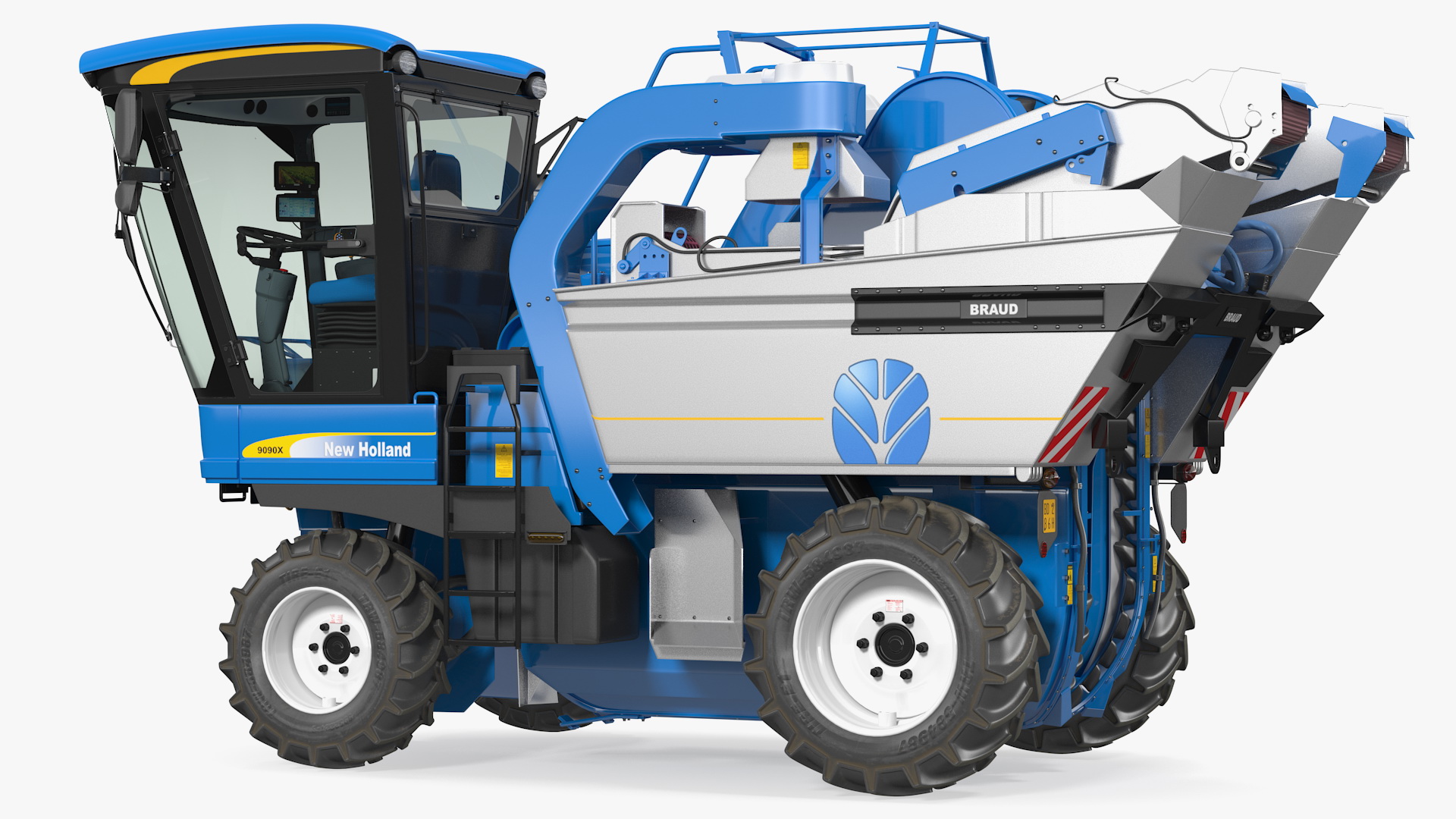 New Holland Braud 9090X Olive Harvester 3D model
