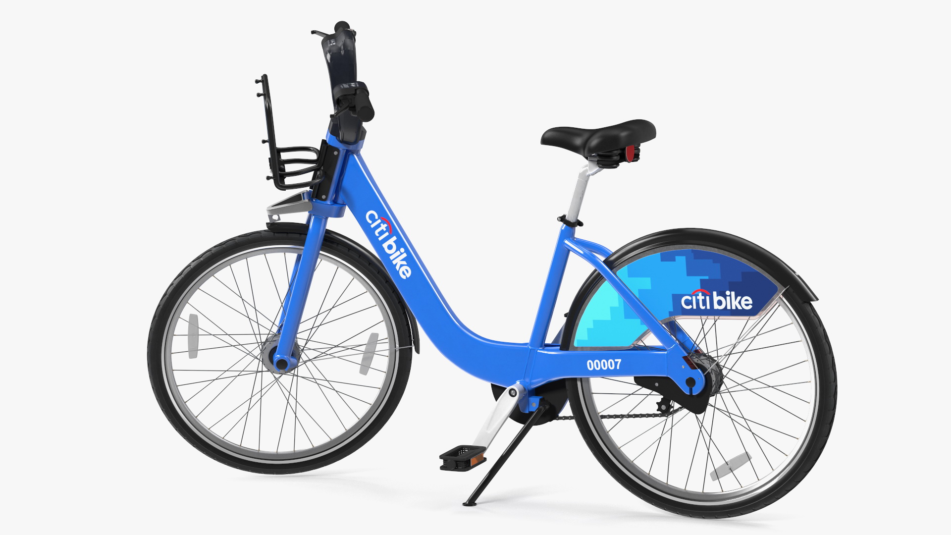 3D City Bike with Branding model