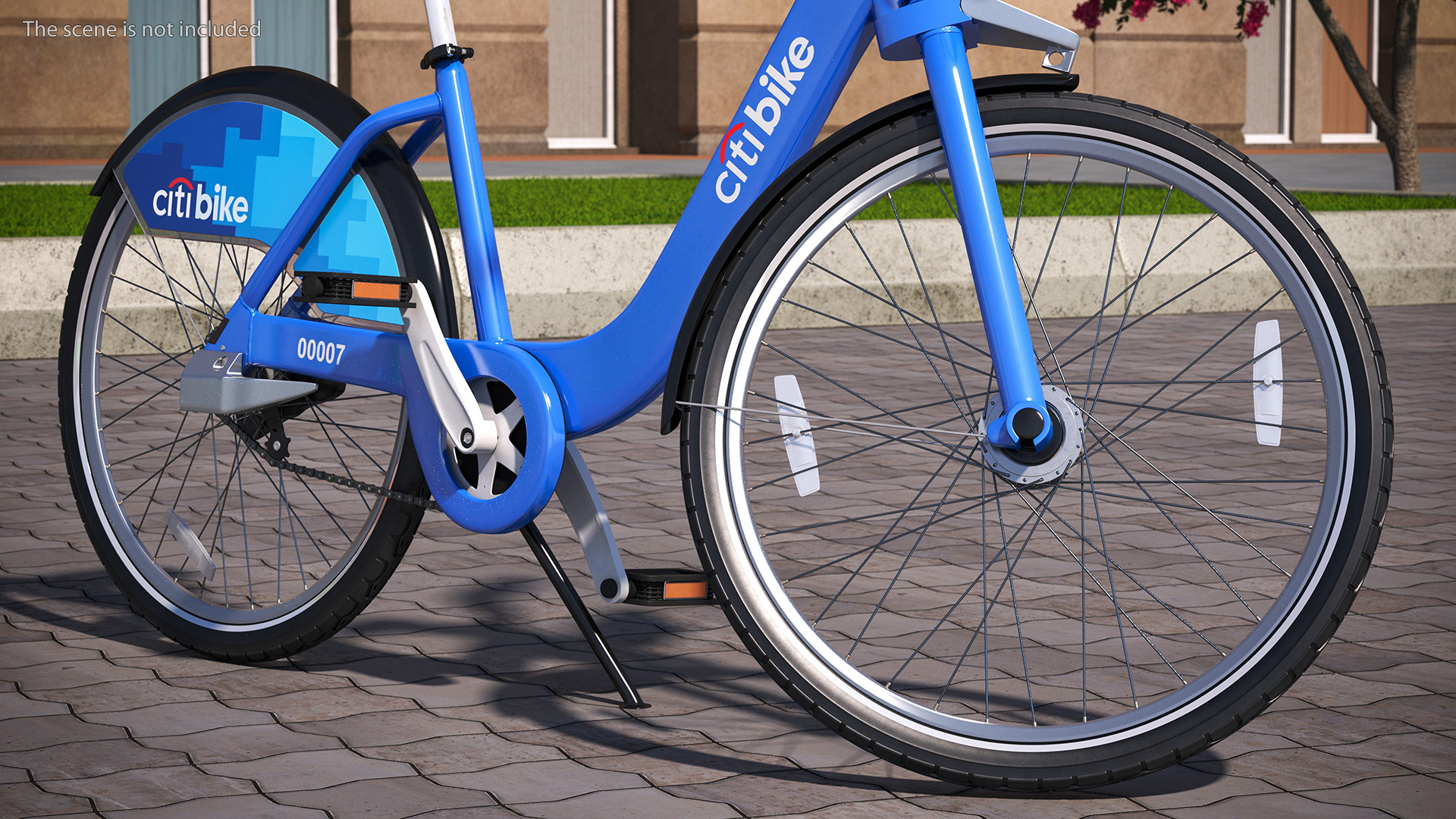 3D City Bike with Branding model