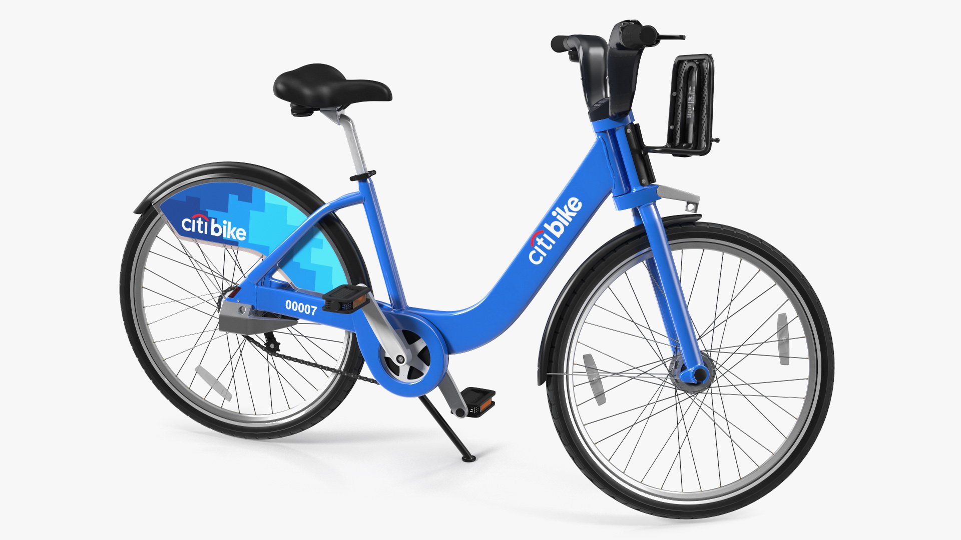 3D City Bike with Branding model