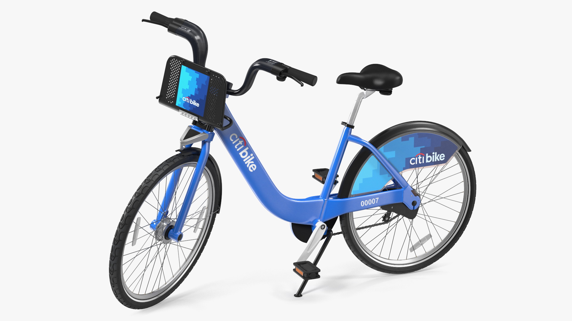 3D City Bike with Branding model