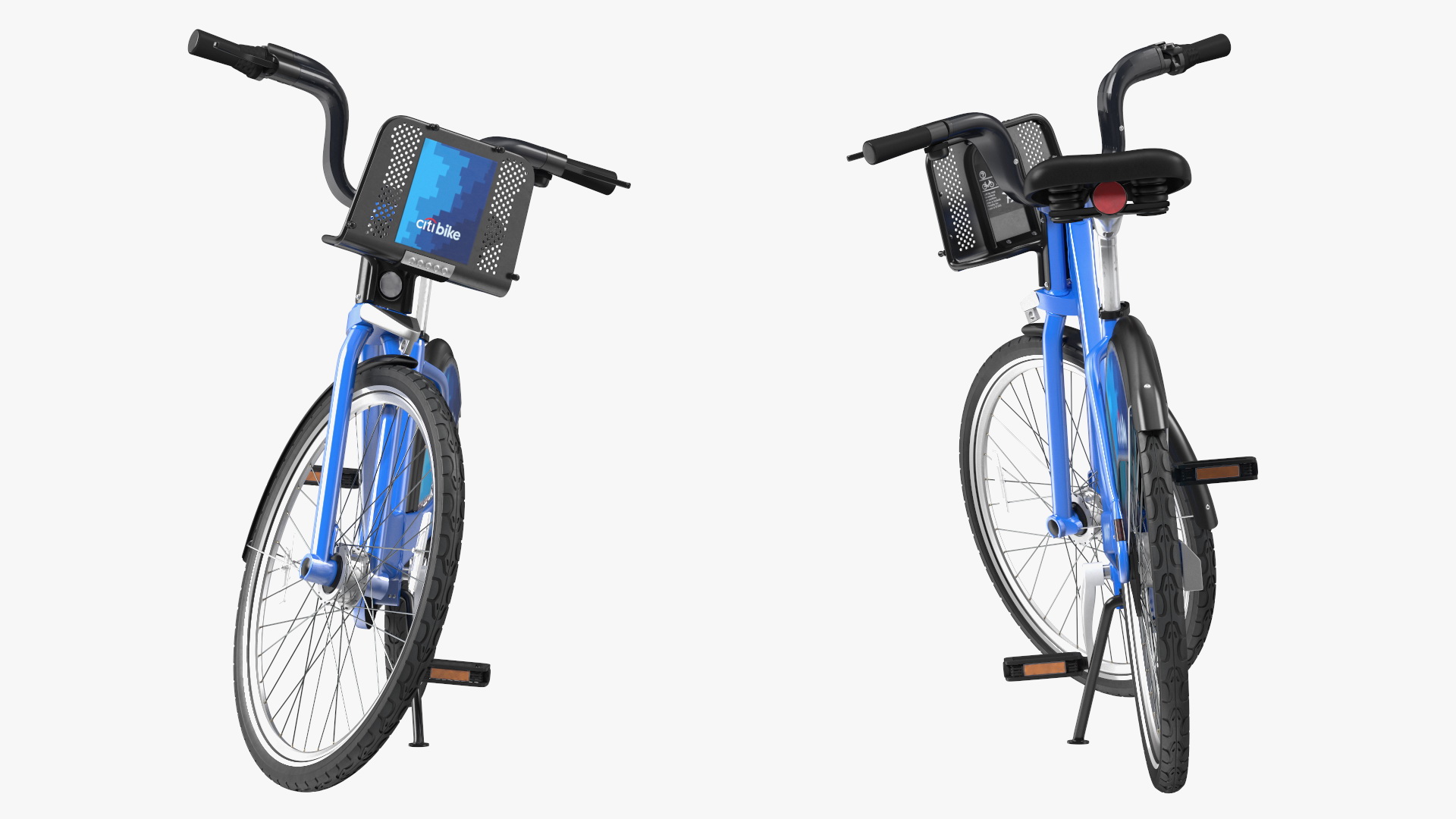 3D City Bike with Branding model