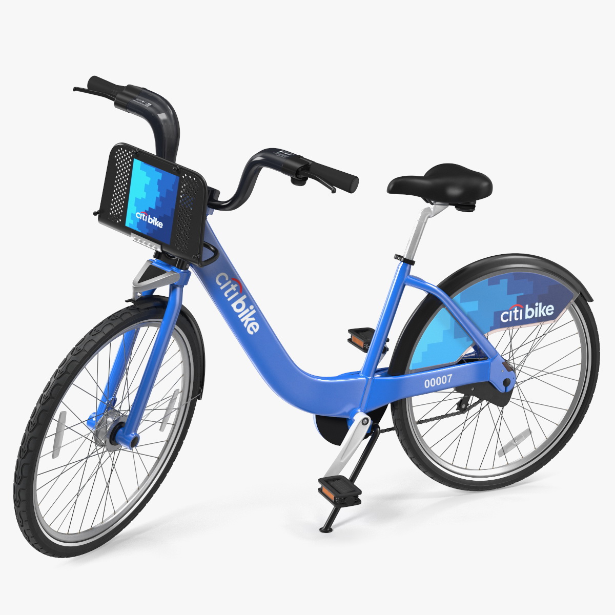 3D City Bike with Branding model