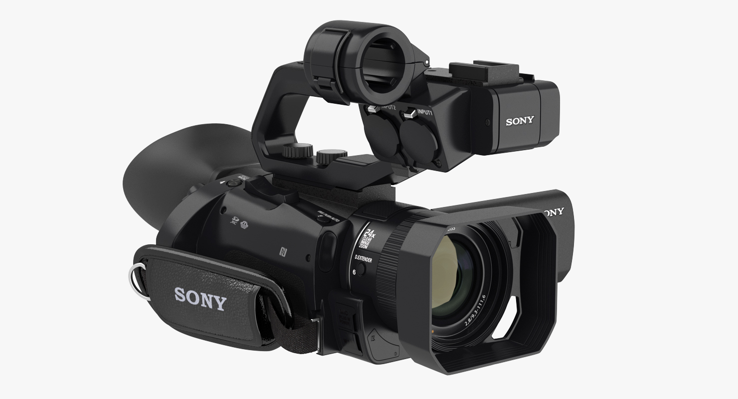 3D model Professional XDCAM Compact Camcorder Sony PXWS X70