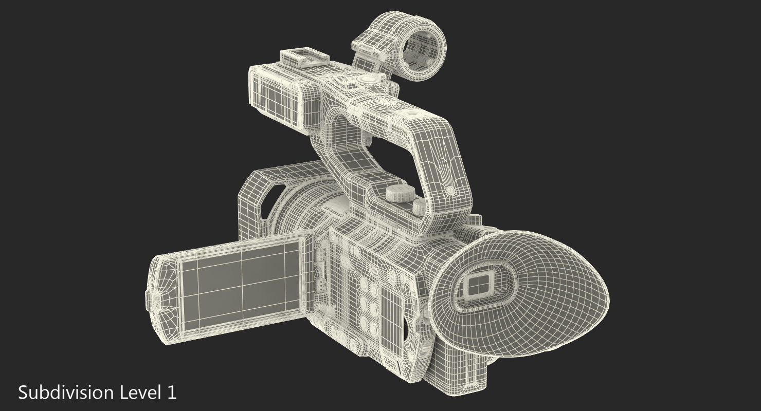 3D model Professional XDCAM Compact Camcorder Sony PXWS X70