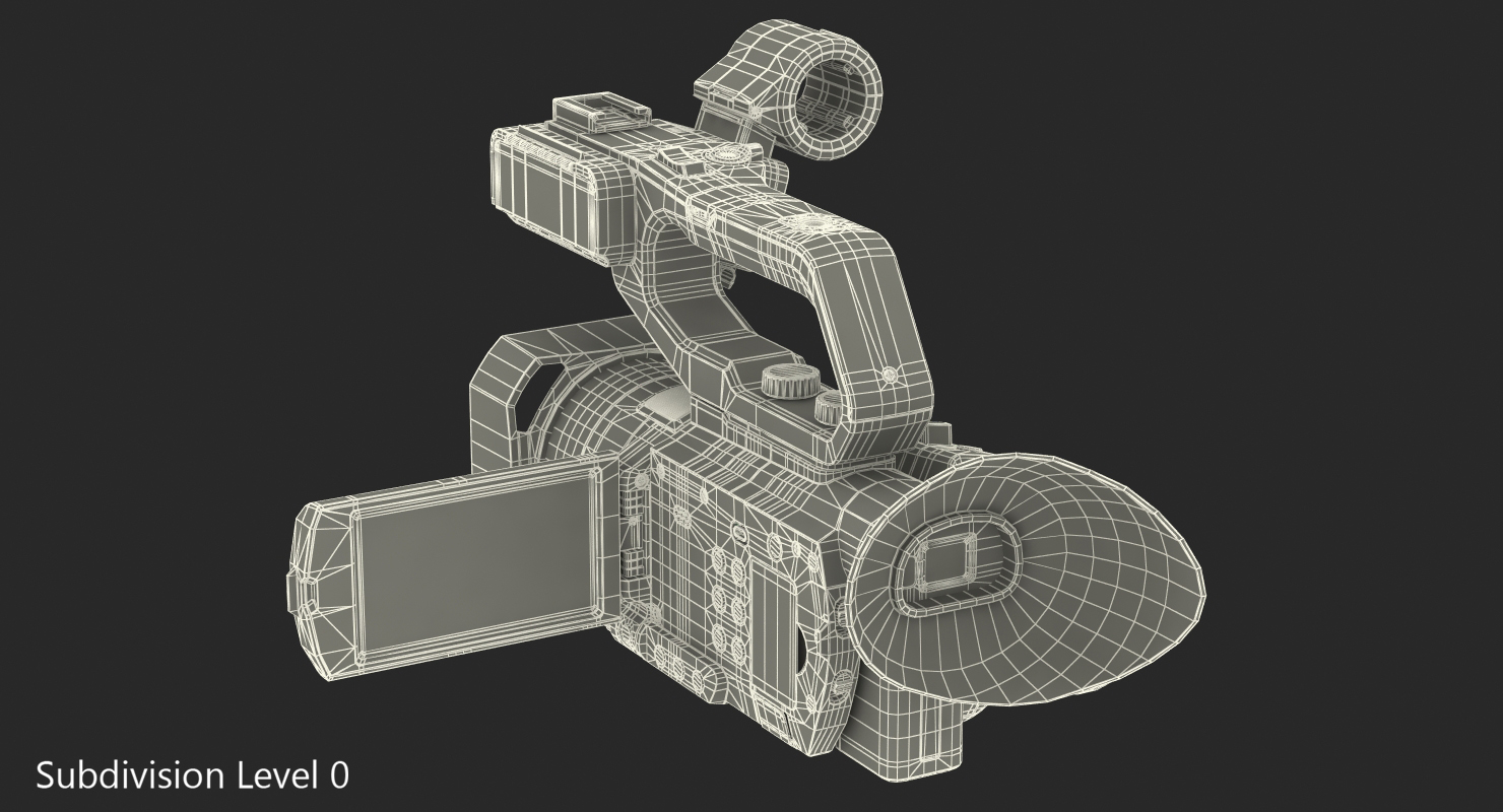 3D model Professional XDCAM Compact Camcorder Sony PXWS X70