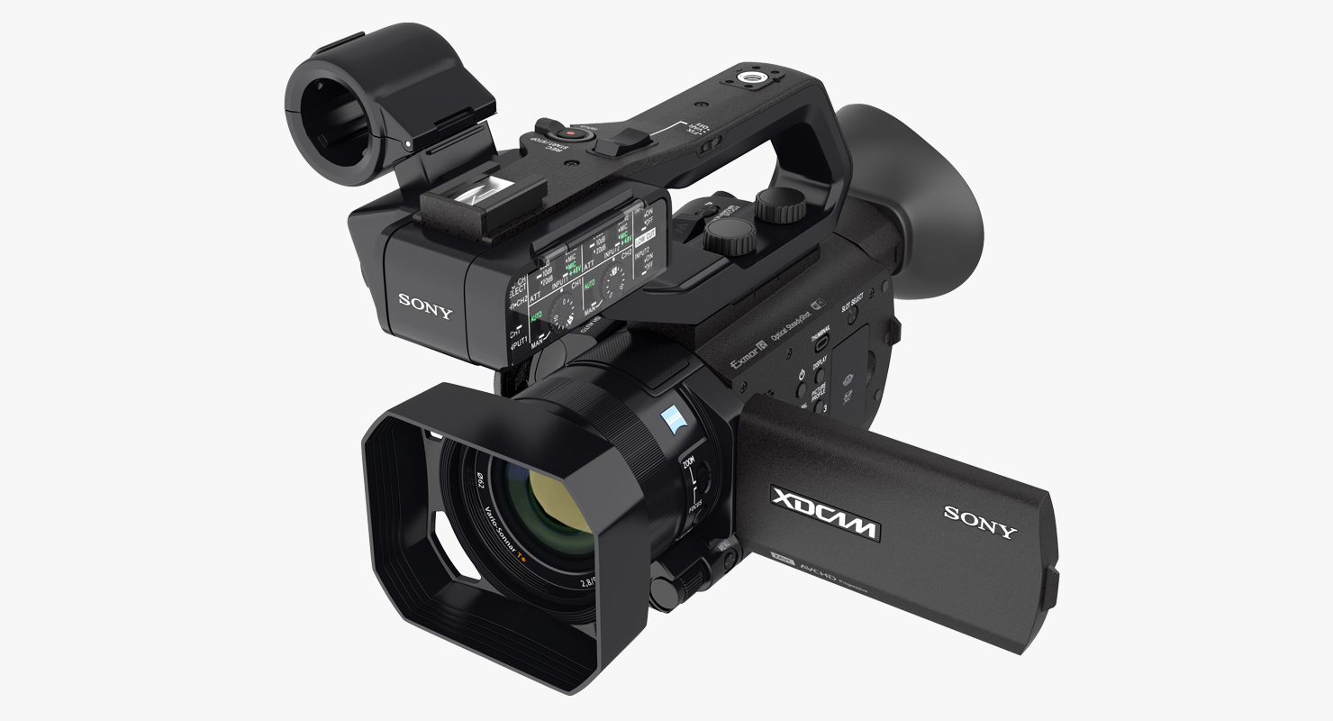 3D model Professional XDCAM Compact Camcorder Sony PXWS X70