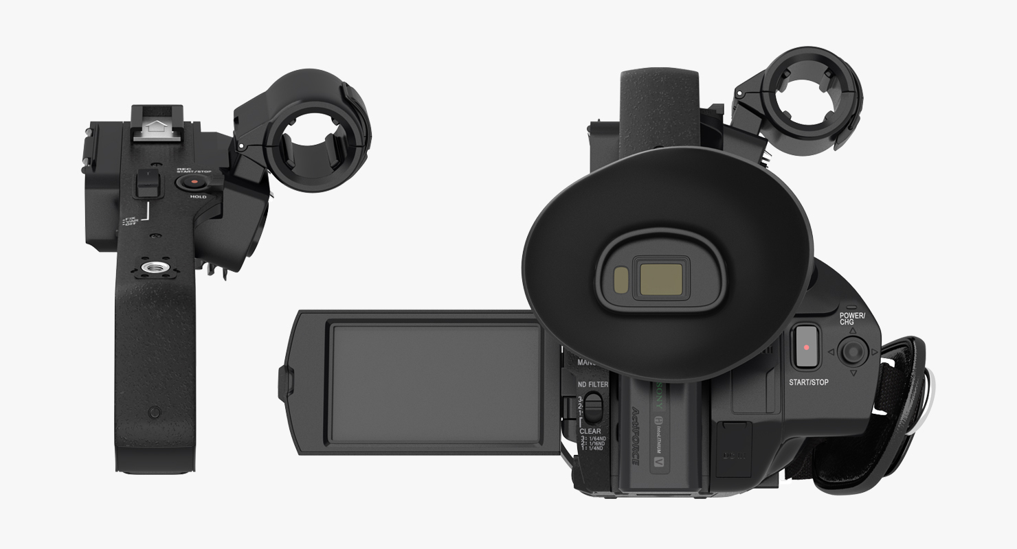 3D model Professional XDCAM Compact Camcorder Sony PXWS X70