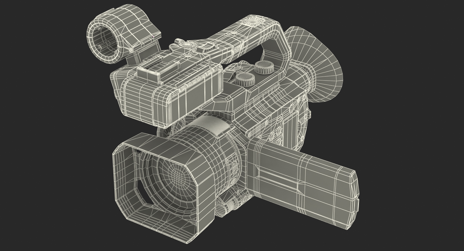 3D model Professional XDCAM Compact Camcorder Sony PXWS X70