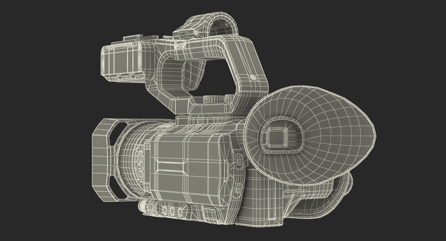 3D model Professional XDCAM Compact Camcorder Sony PXWS X70