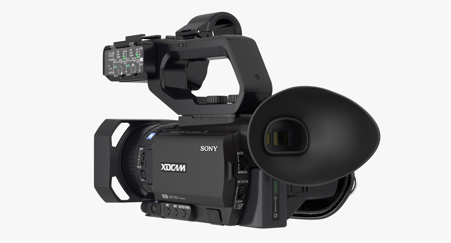 3D model Professional XDCAM Compact Camcorder Sony PXWS X70