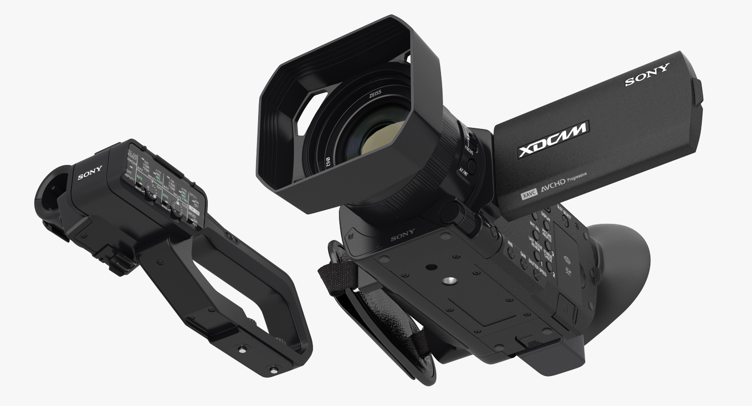 3D model Professional XDCAM Compact Camcorder Sony PXWS X70