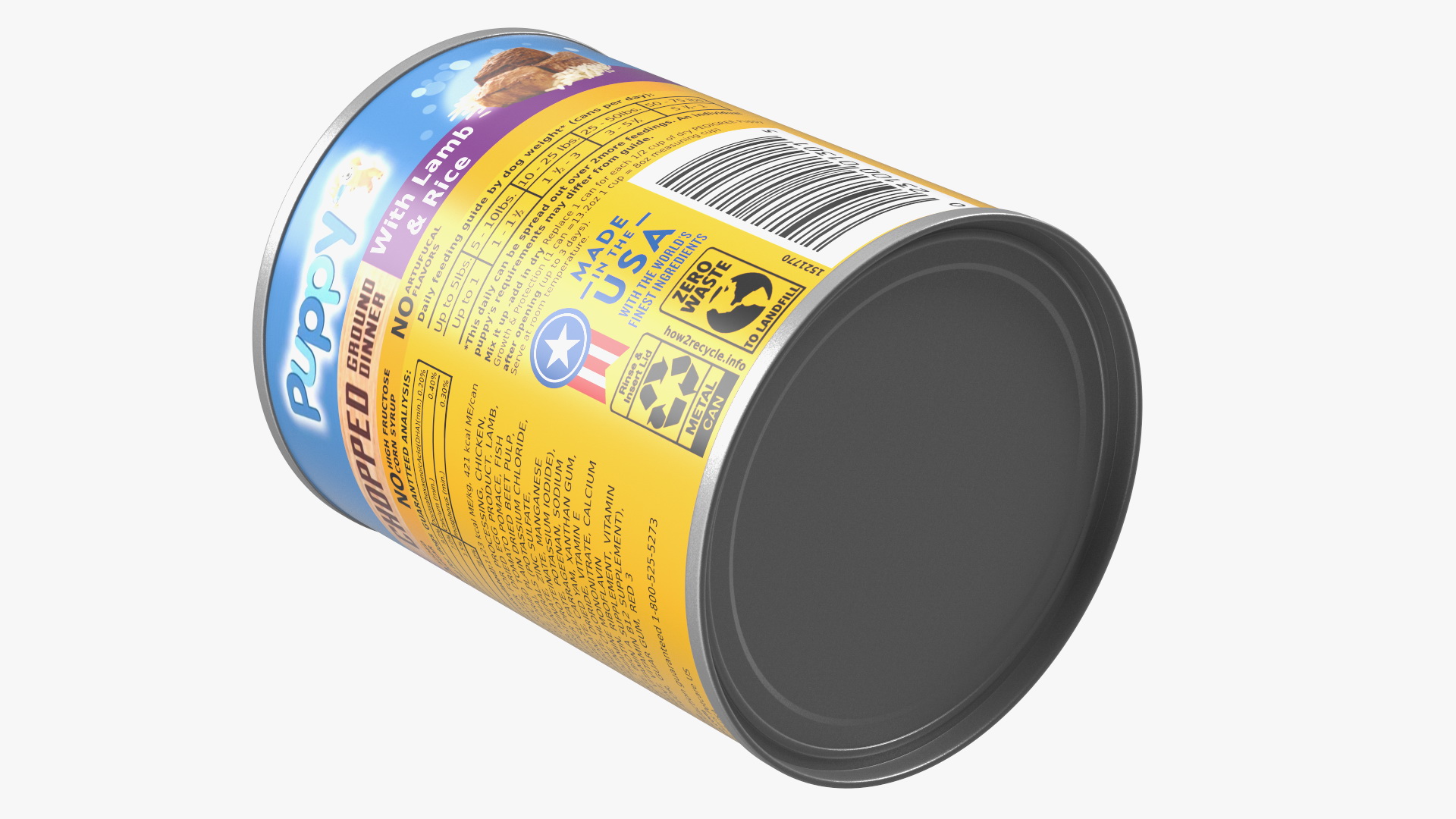3D Pedigree Puppy Canned Food