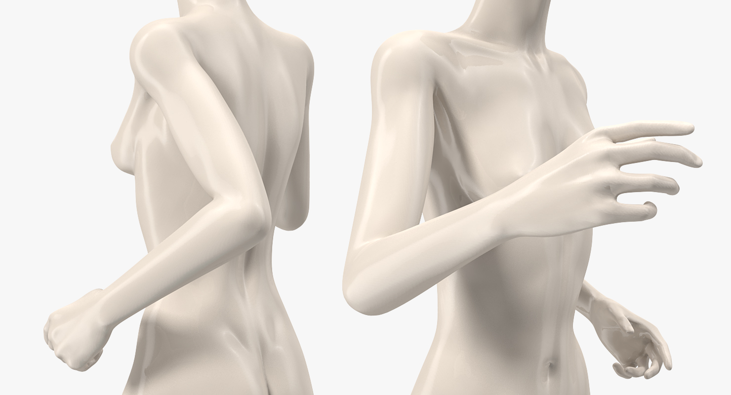Female Mannequin Running Pose 3D model