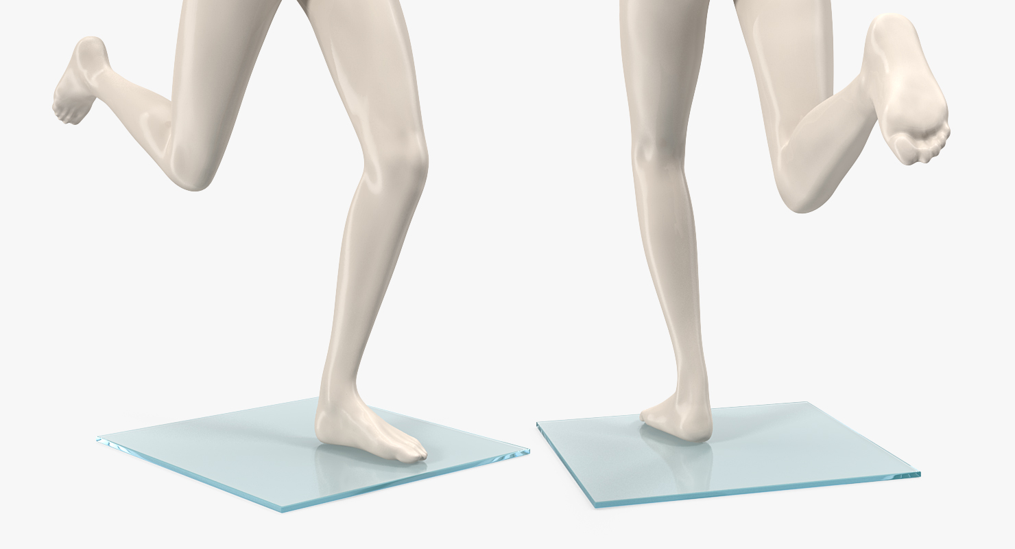Female Mannequin Running Pose 3D model