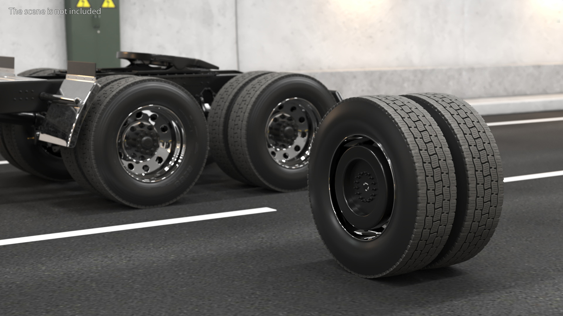 3D Wheel Rear Truck Rims