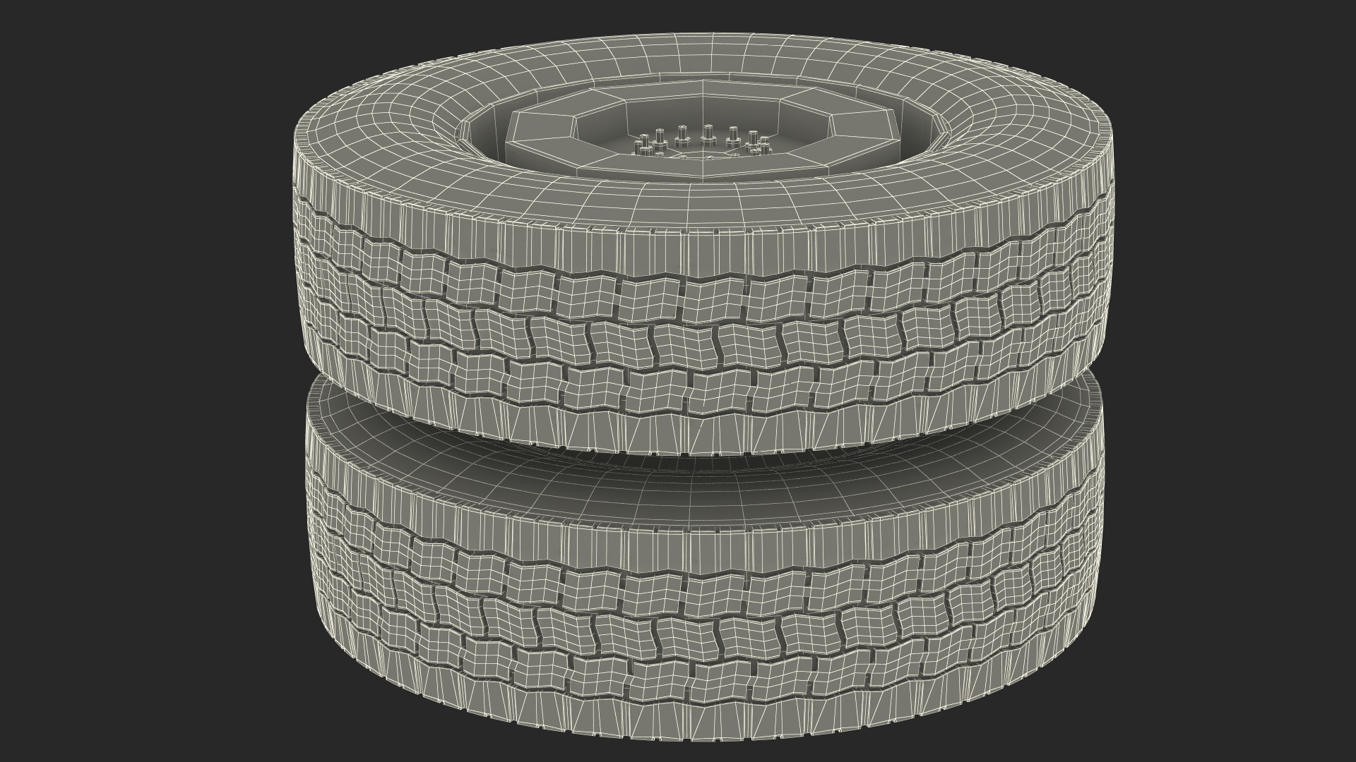 3D Wheel Rear Truck Rims