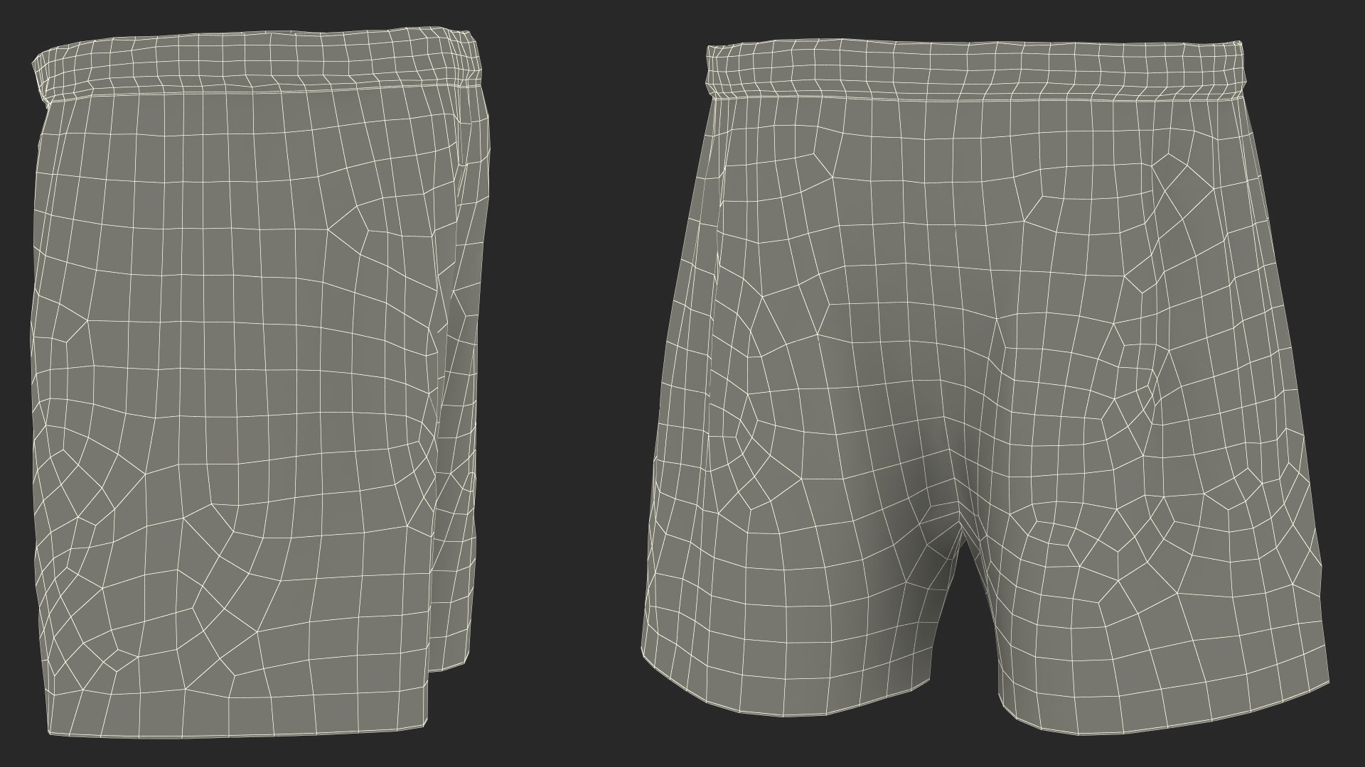 3D model Athletic Shorts