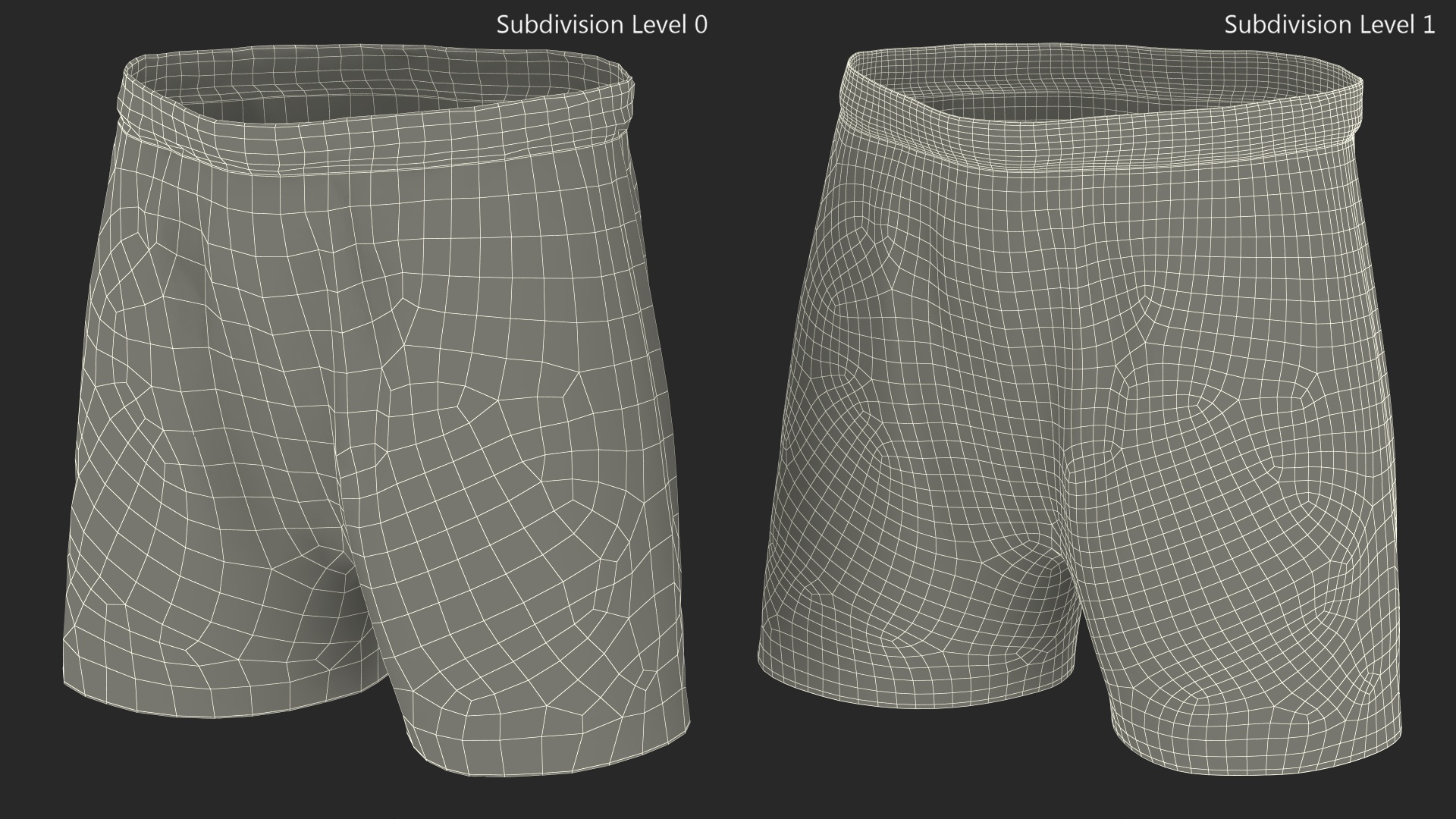 3D model Athletic Shorts