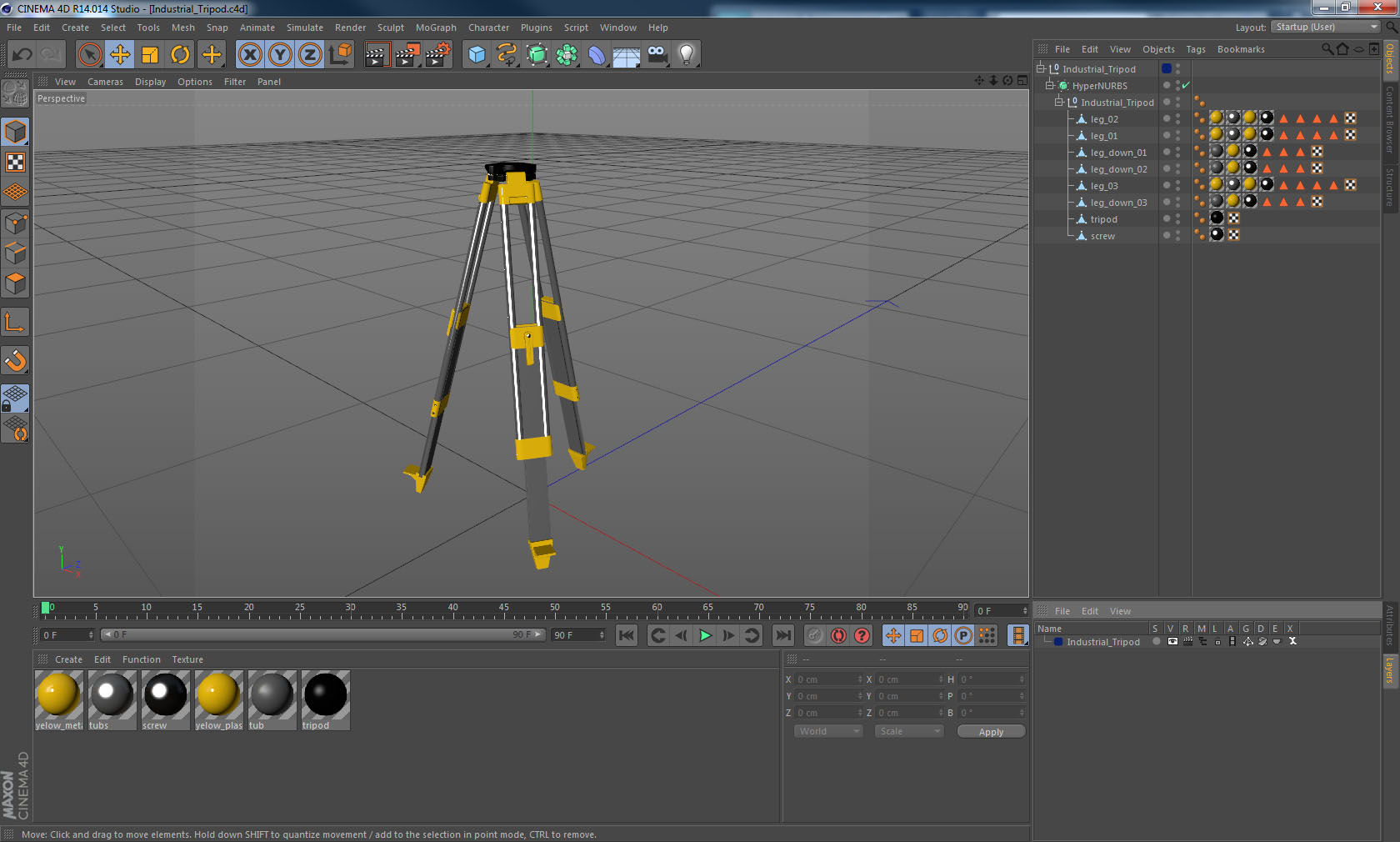 Industrial Tripod 3D