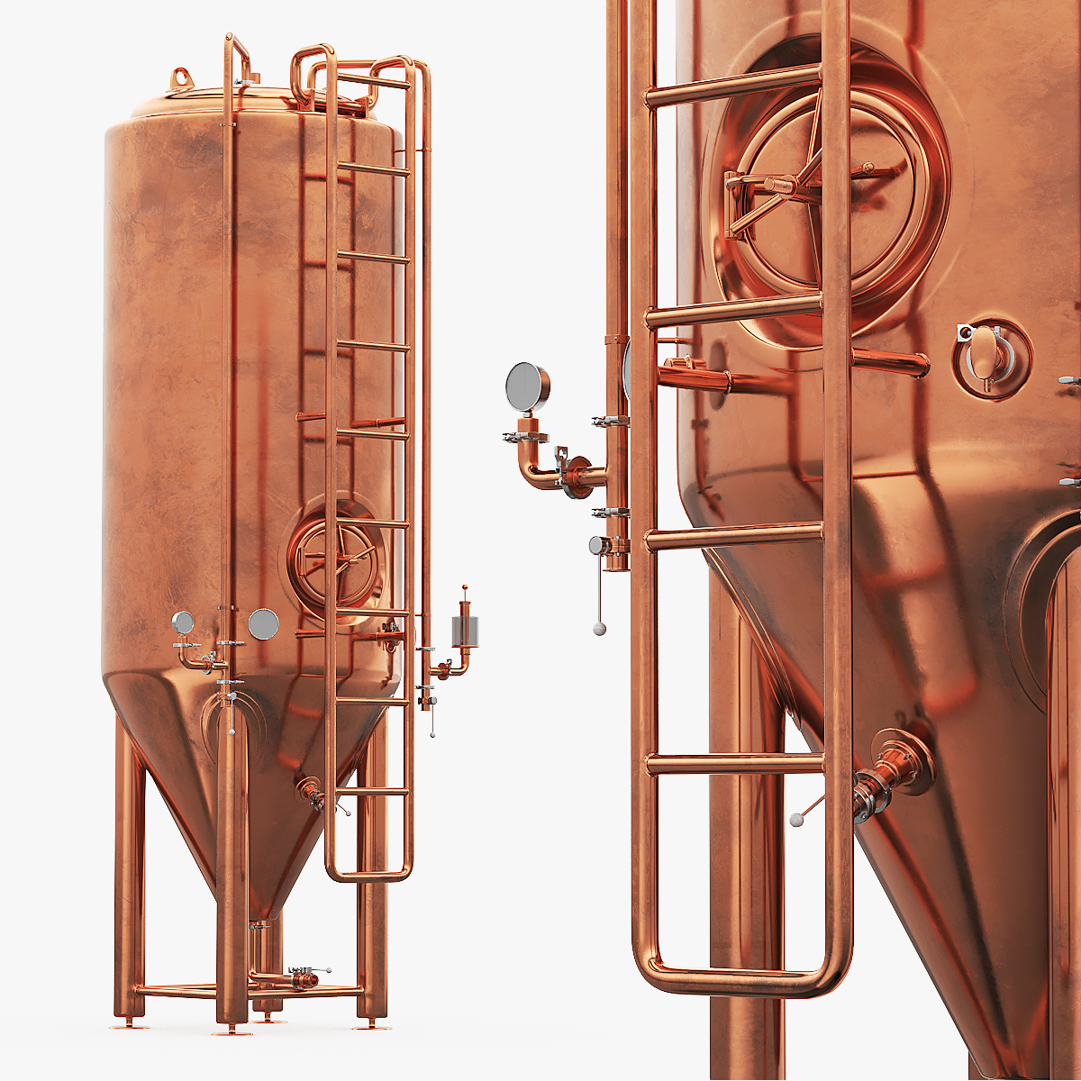 Beer Fermenter Tank 3D model preview