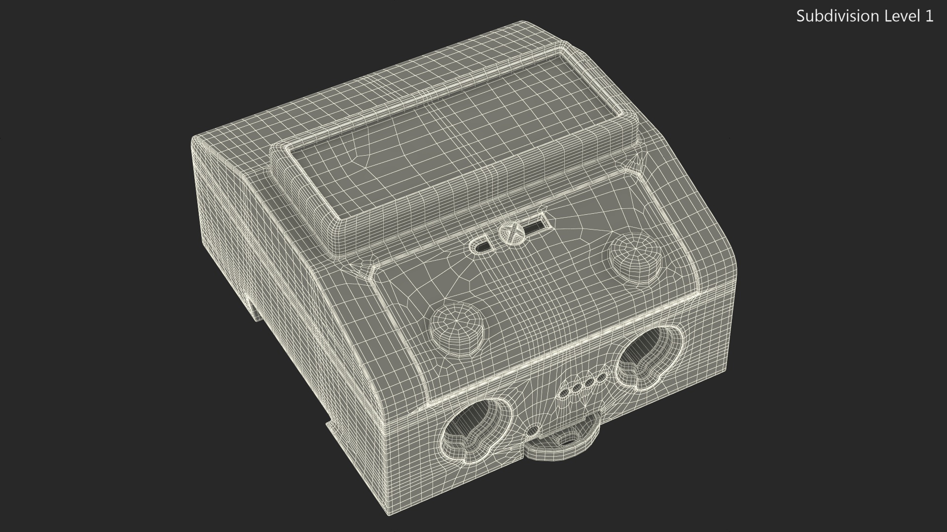 3D model Electromechanical Electricity Meter