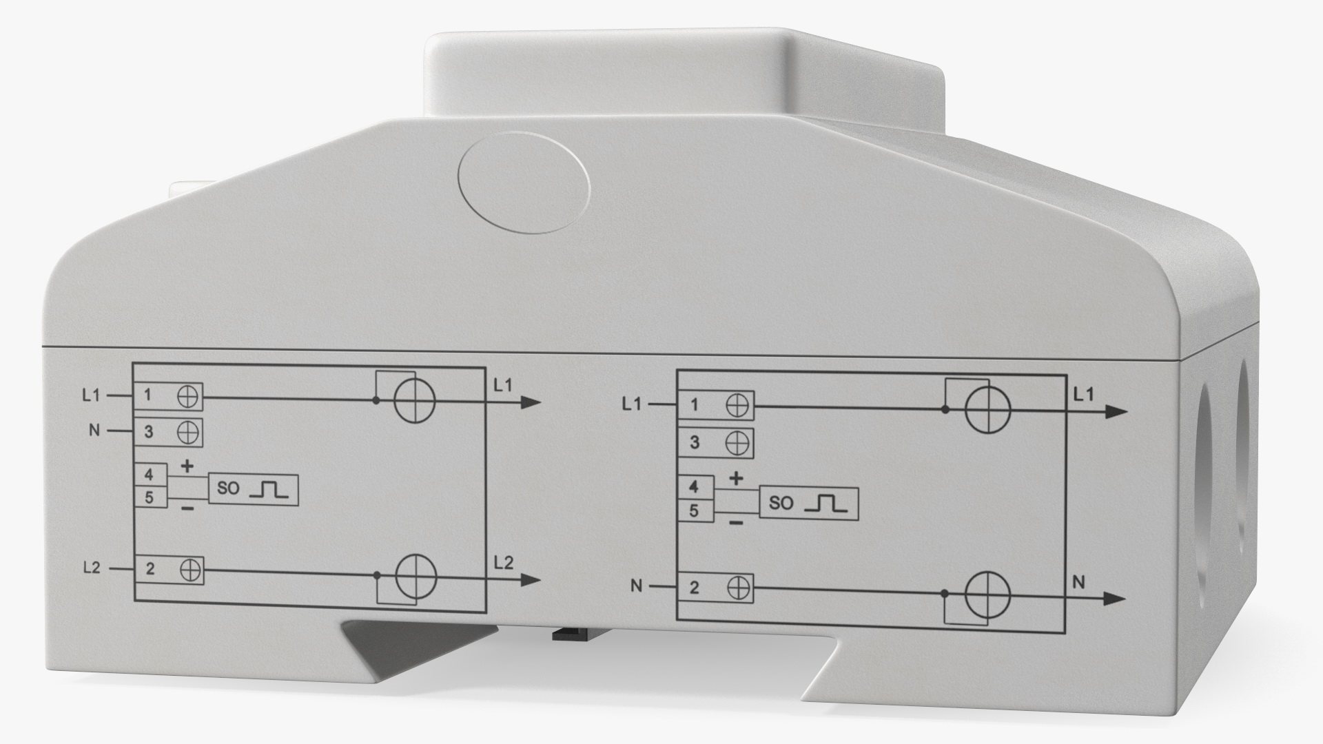 3D model Electromechanical Electricity Meter