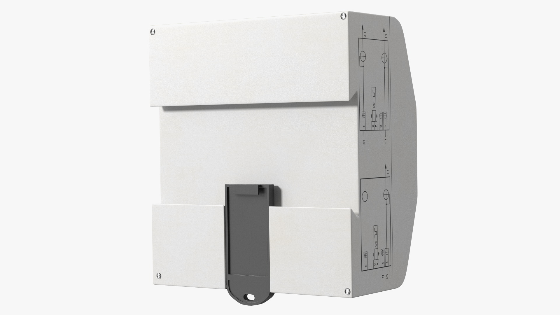 3D model Electromechanical Electricity Meter