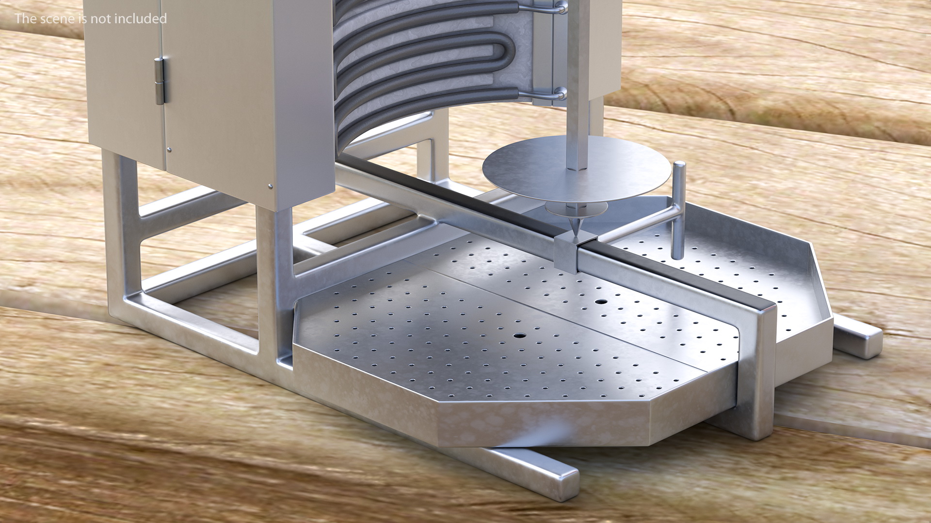 Potis Vertical Rotisserie Grill For Doner Kebab 3D