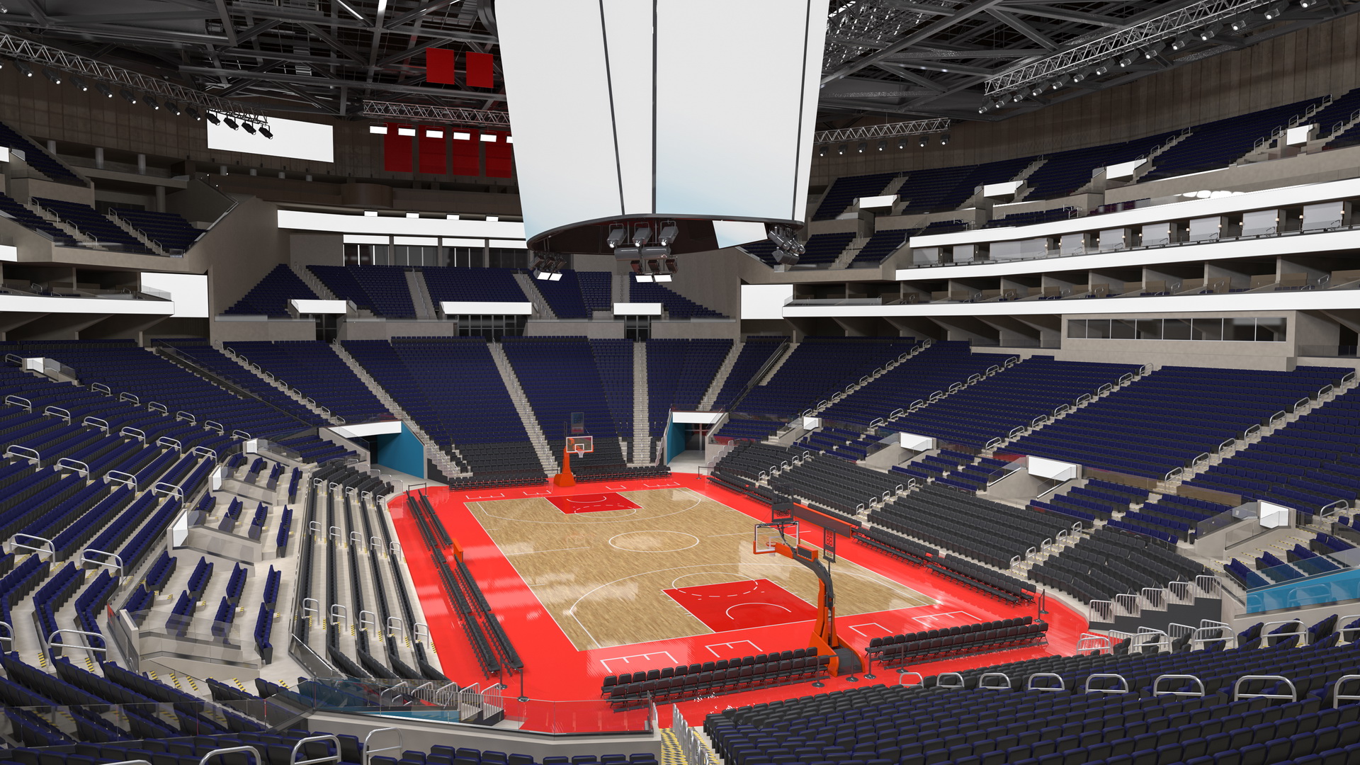3D Basketball Arena
