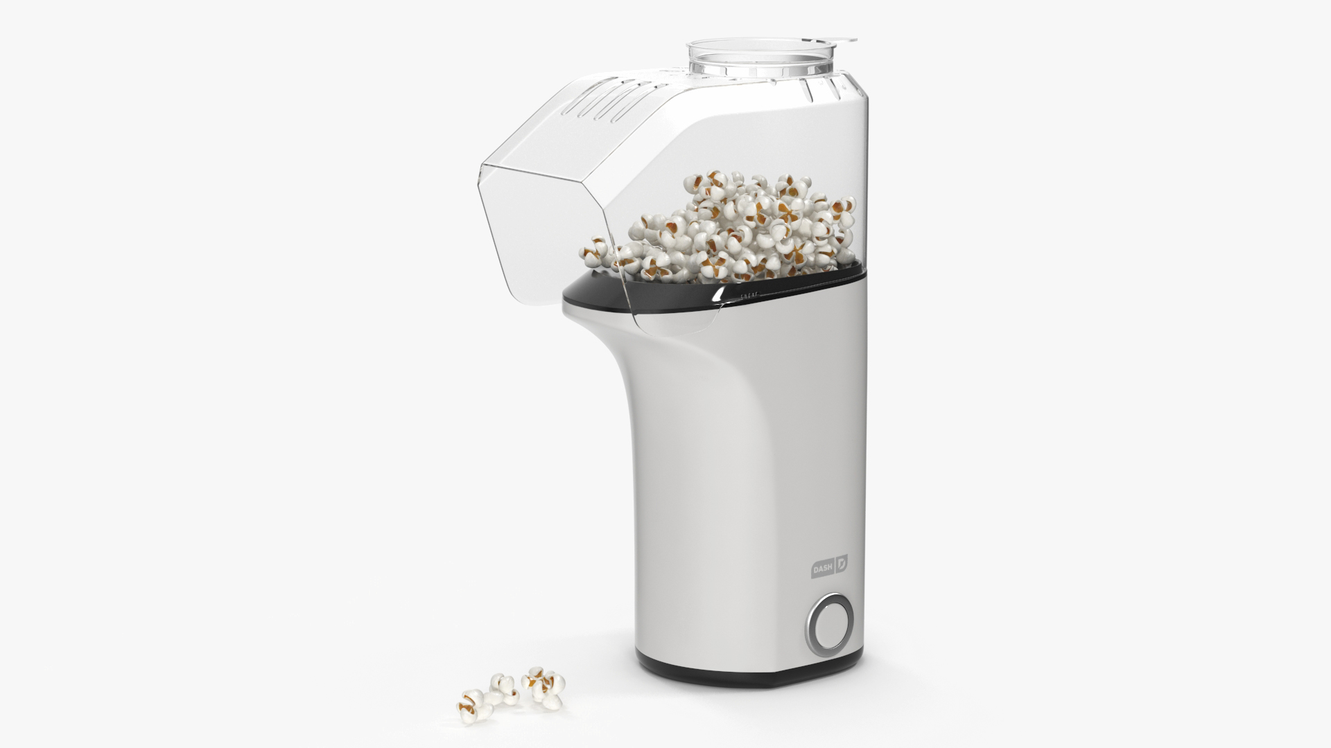 3D Home Popcorn Popper Maker Dash White