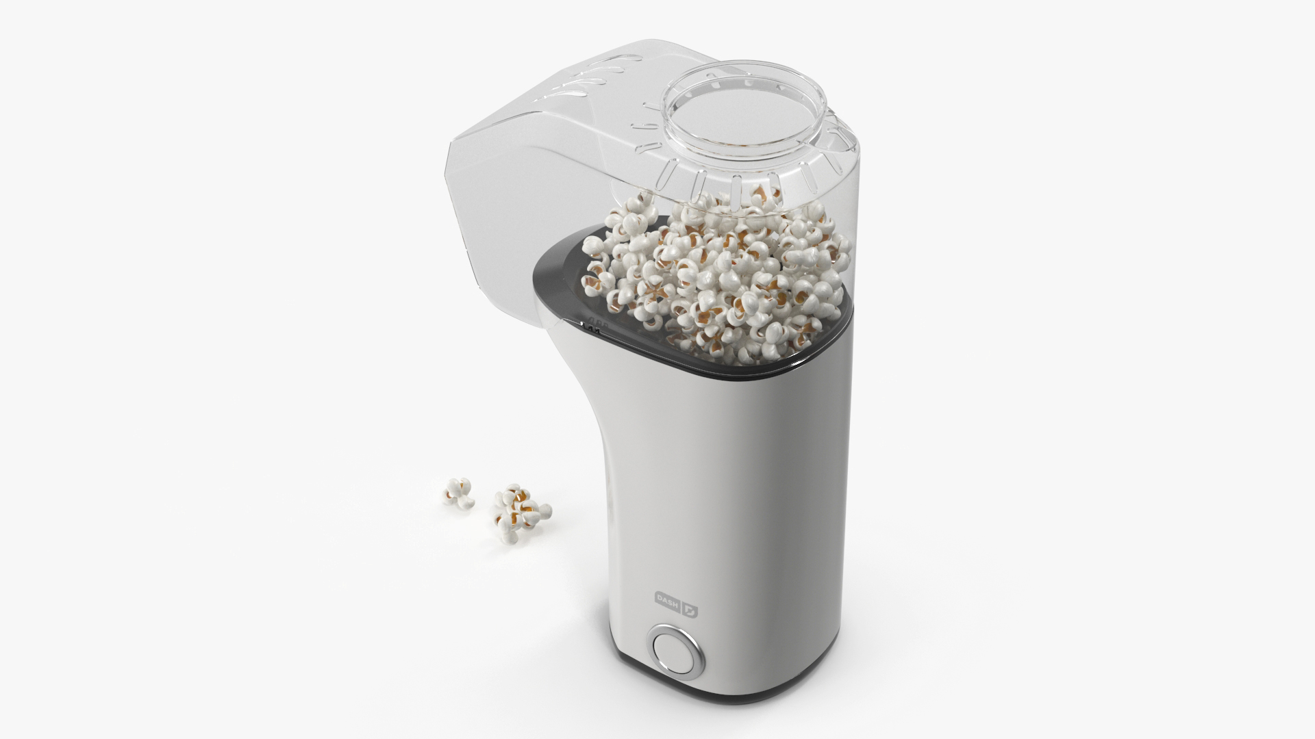 3D Home Popcorn Popper Maker Dash White